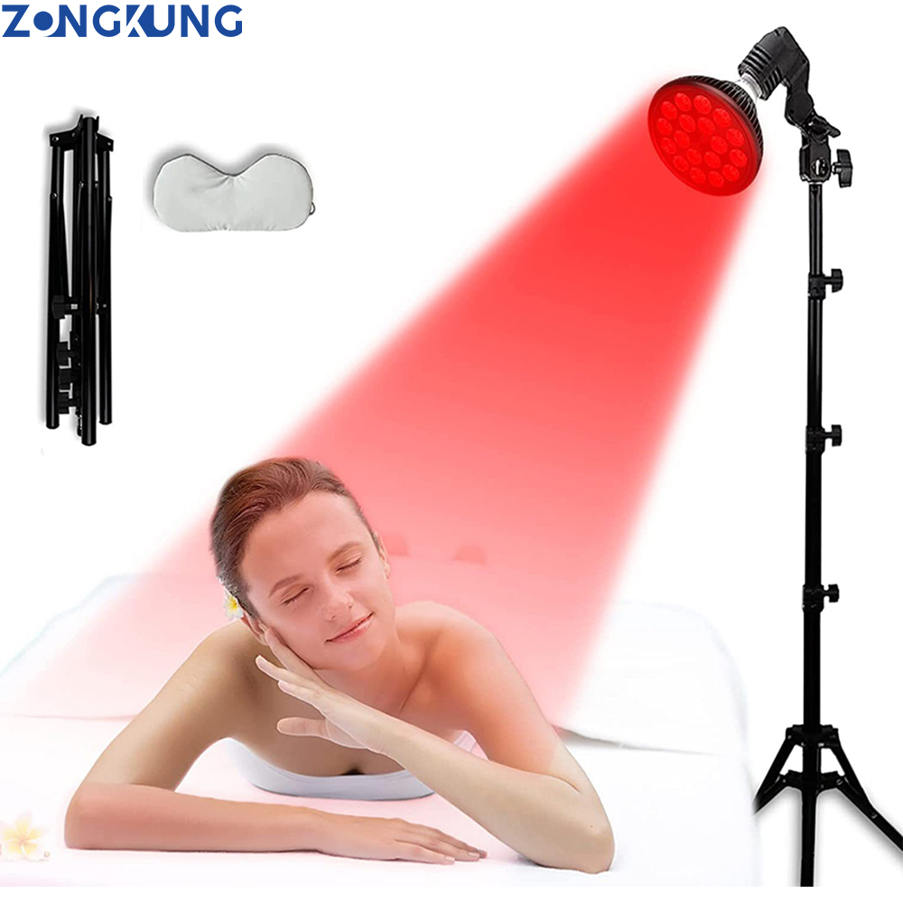 Red Light Therapy Torch 660Nm - 赤色および赤外線光線療法ランプ 660nm 850nm 理学療法機器用 顔と体の治療用 アンチエイジング美容機器