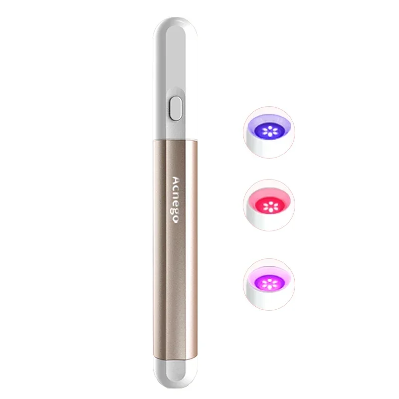Blue Light Therapy Pen Acne Spot - 2026/ポルテLEDライトセラピーペン ブルーライトセラピーPDTマシン ニキビ・吹き出物スポット治療用