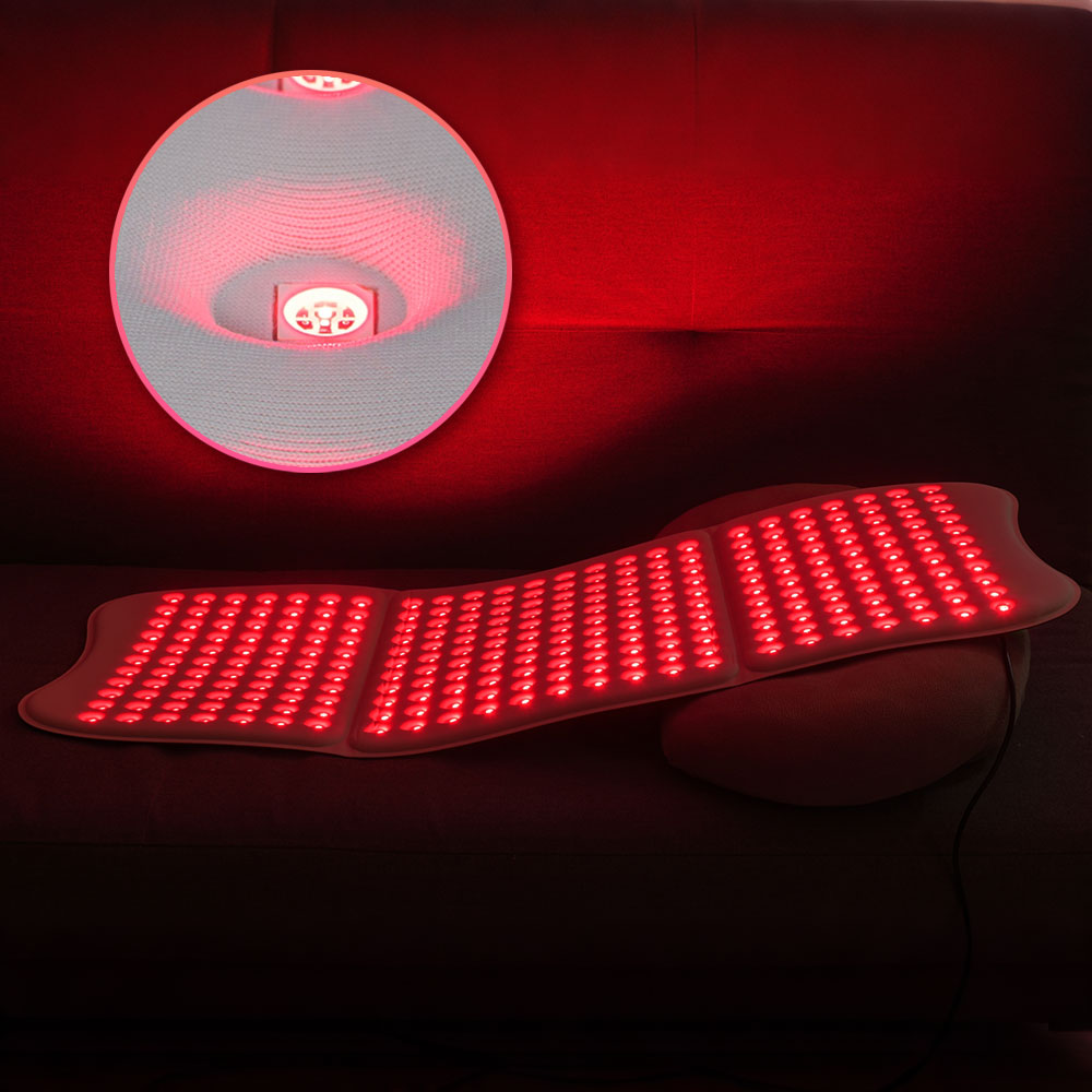 Red Light Therapy Mask Near Infrared - 大型赤色光マット ポータブル 近赤外線 660nm & 850nm