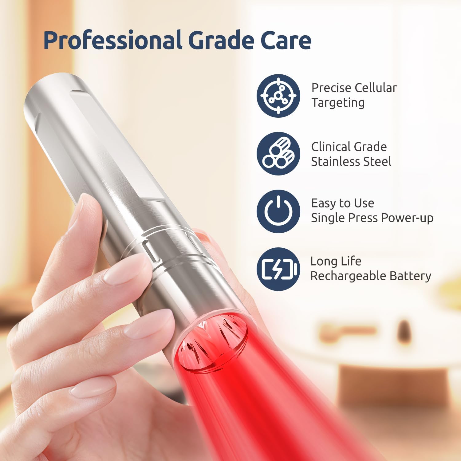 630+660+850nm ハンドヘルド赤色光療法装置 赤外 - Red Light Therapy Torch 660Nm のレビューと価格