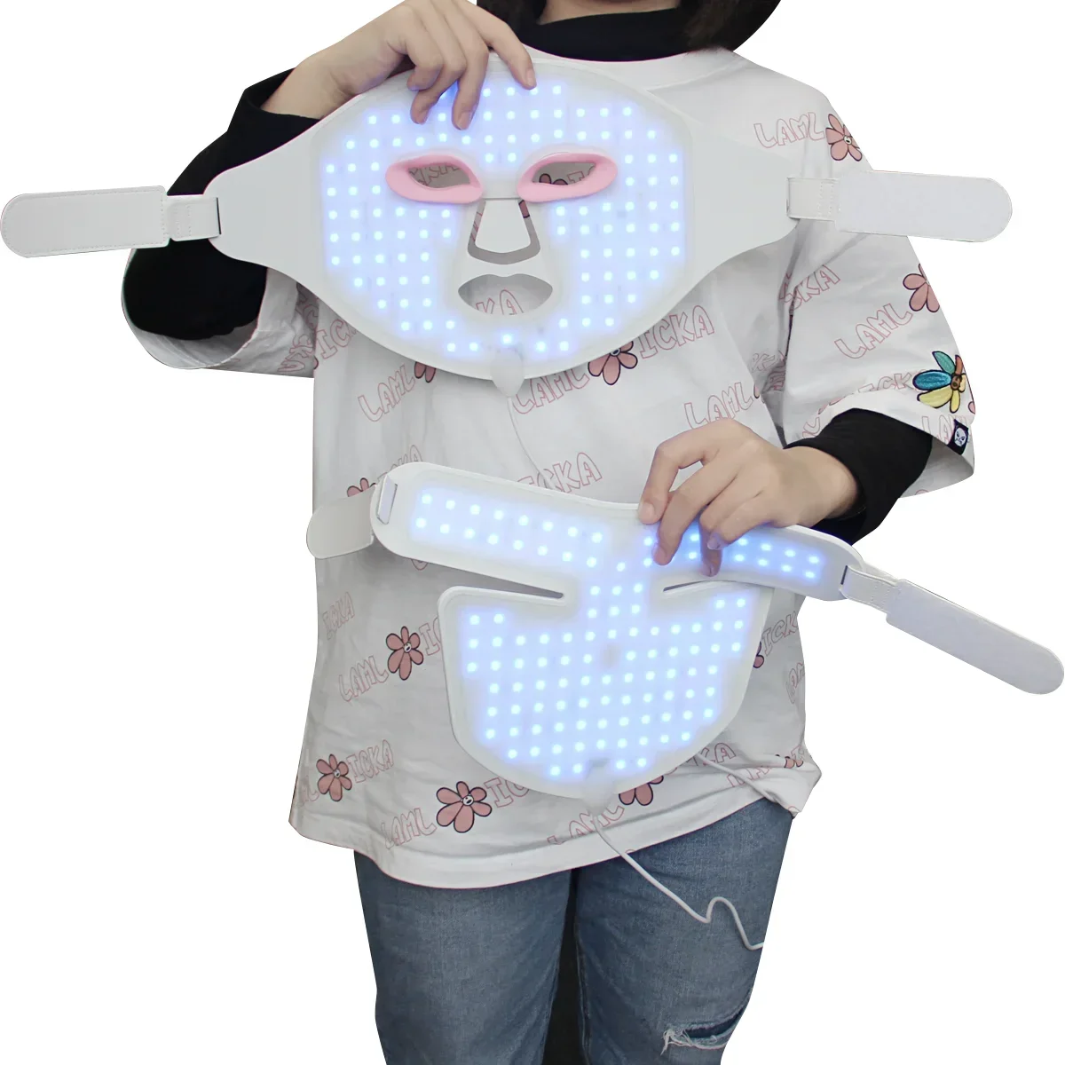 イデアセラピー レッドセラピー シリコンLEDマスク TLM - Led Light Therapy Face Mask 7 Color のレビューと価格