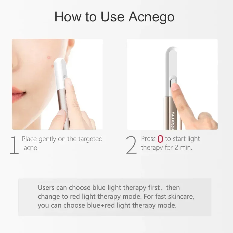 2026/ポルテLEDライトセラピーペン ブルーライトセラピ - Blue Light Therapy Pen Acne Spot のレビューと価格