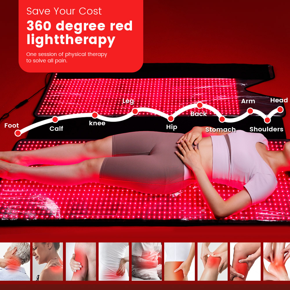 赤色光療法ベッド、3-in-1全身療法ポッド、660nm 8 - Led Light Therapy Bed Full Body のレビューと価格