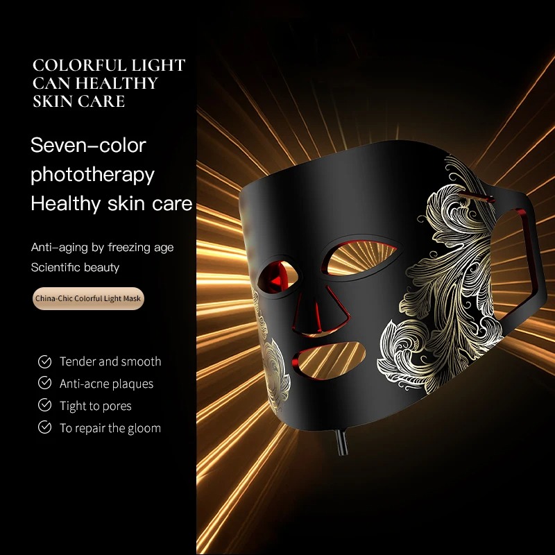シリコン製フェイスマスク、LED搭載、肌の若返り、美容、健康 - Led Face Mask Phototherapy Acne のレビューと価格