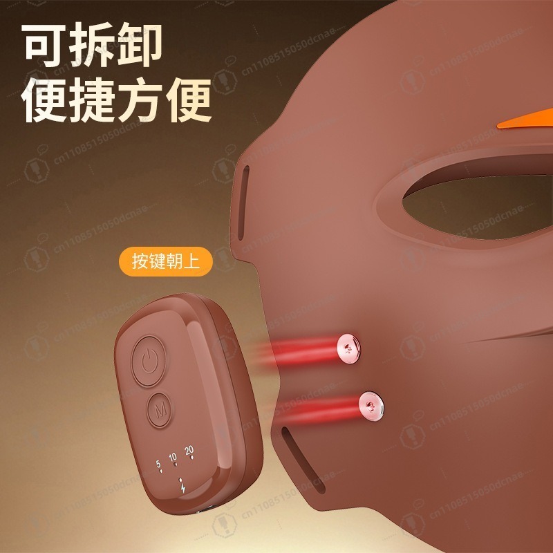 ワイヤレスLEDフォトフェイスマスク 赤色光療法デバイス 3 - Silicone Led Face Mask Wireless のレビューと価格
