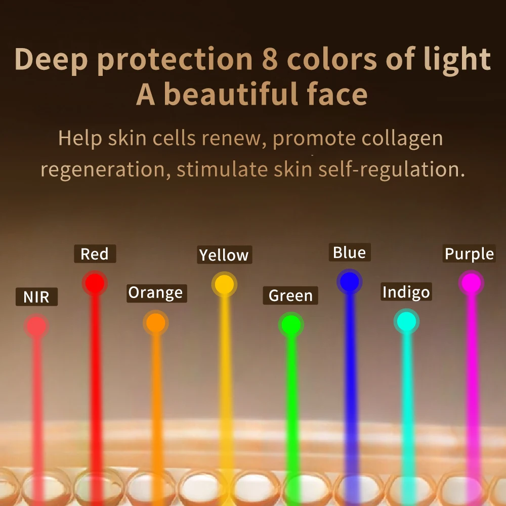 ホットセール中 プロ仕様 ワイヤレス 8色 NIR シリコン - Silicone Led Face Mask Wireless のレビューと価格