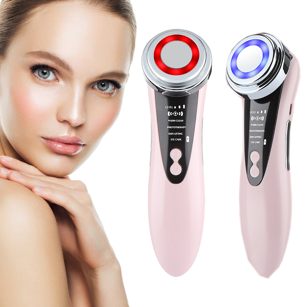 EMS LEDライトフェイシャルマッサージャー,肌の若返りデ - Photon Light Therapy Device Skin のレビューと価格