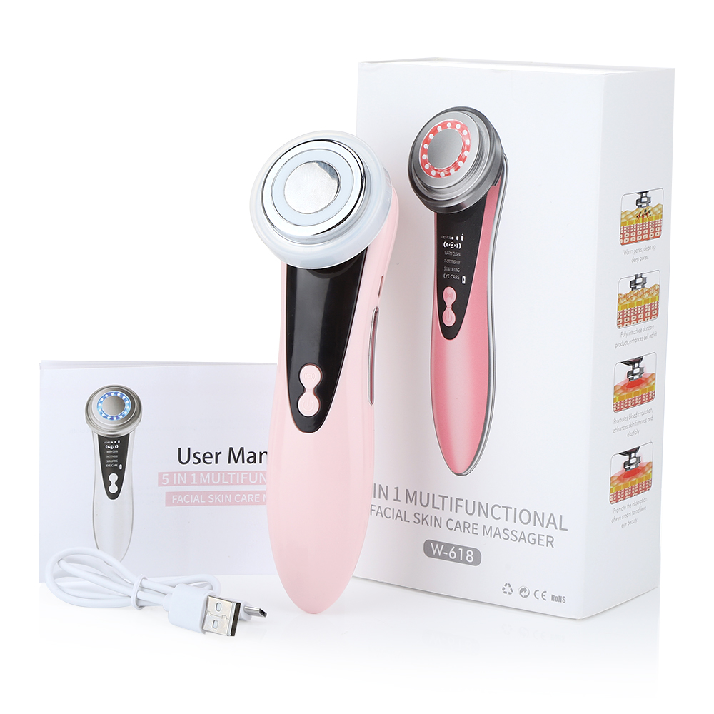 EMS LEDライトフェイシャルマッサージャー,肌の若返りデ - Photon Light Therapy Device Skin のレビューと価格