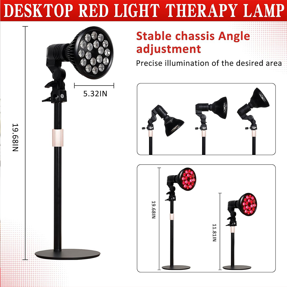 18個のLEDライトセラピー赤外線、660nm赤色光、850 - Red Light Therapy Mask Near Infrared のレビューと価格